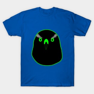 Black Goshawk with green eyes T-Shirt